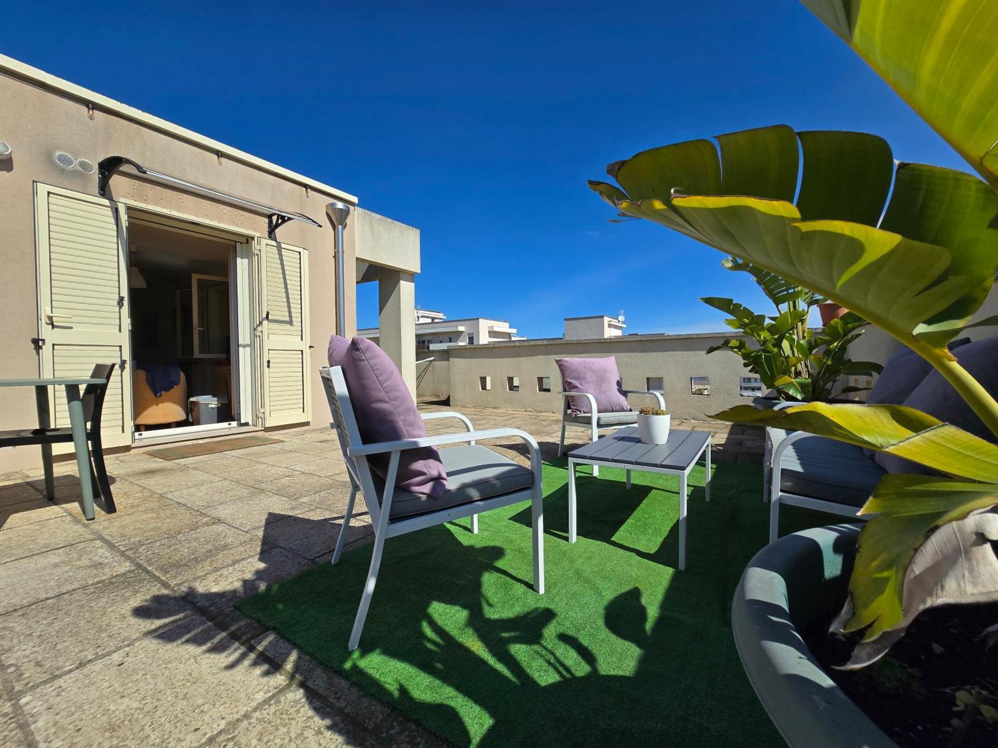 "Elle Home" Attico Panoramico Lecce Exteriör bild